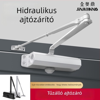 Automatikus ajtócsukó háztartási használatra, hidraulikus, alumíniumötvözet, modern minimalista stílus