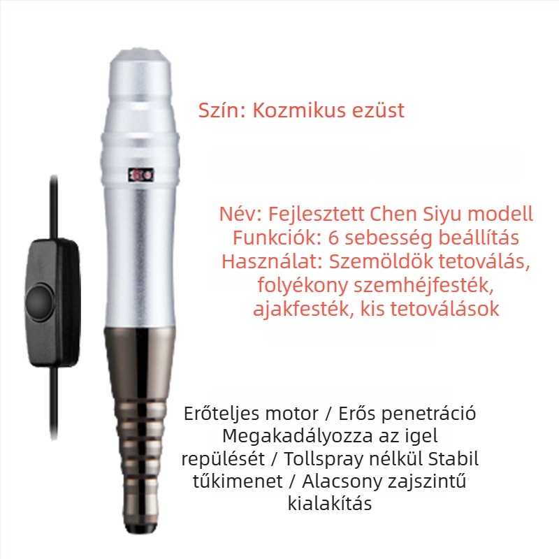 Kozmetikai tetováló készülék szemöldökhöz, szemhéjvonalhoz és ajakhoz; 1 egység