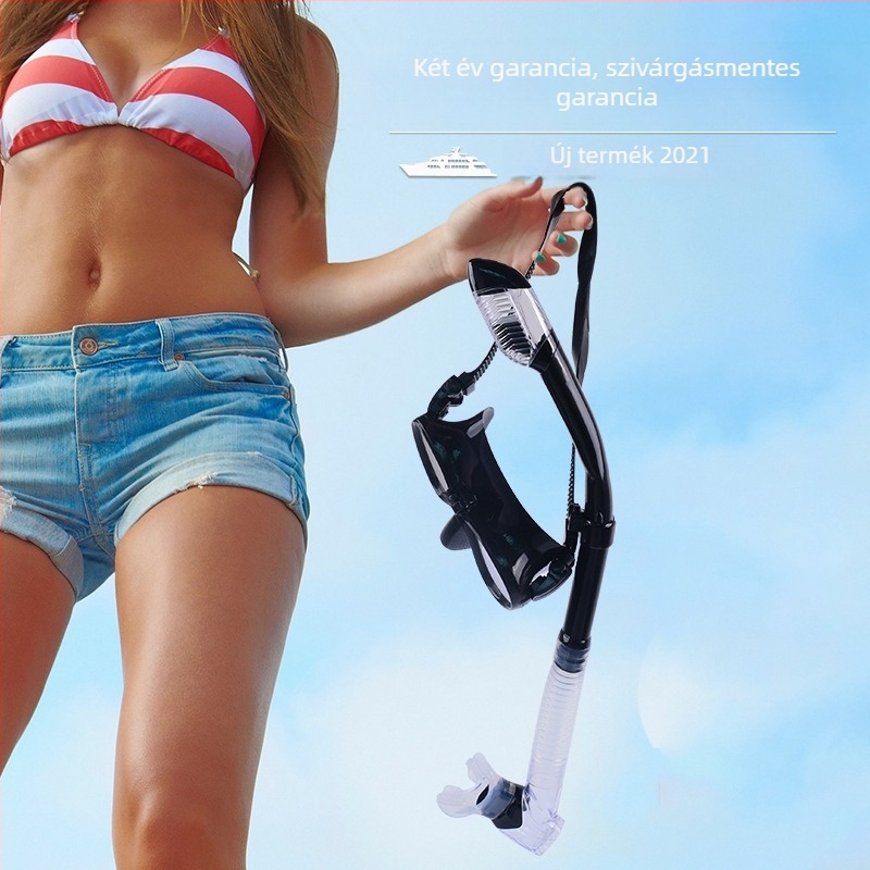 GoPro tartóval ellátott búvármaszk, szabad merüléshez és snorkelhez