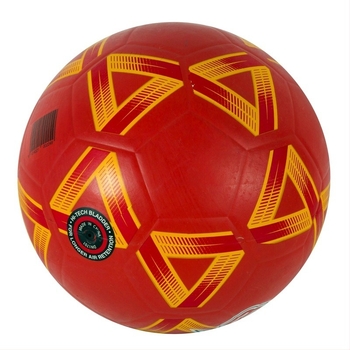 Sima felületű futballlabda, méretek 5, 4, 3, 2 és 1,5, félgumis anyagból edzésre és versenyre