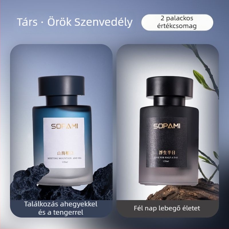 Autóba szánt aromaterápiás parfüm díszdarab Liuli anyaggal, citrus illattal, 120 ml, illat tartóssága >90 nap, élettartam 3 év