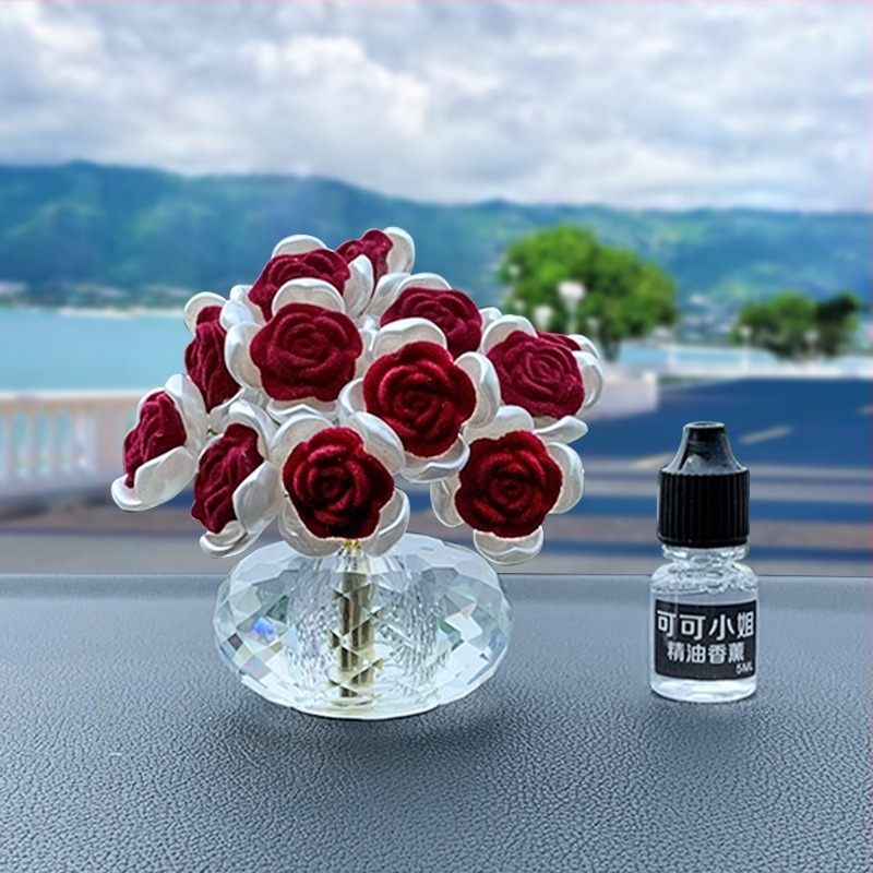 Két darab hattyú alakú autóbelső dísz középkonzolhoz, gyanta anyag, egyszerű stílus, dekoráció