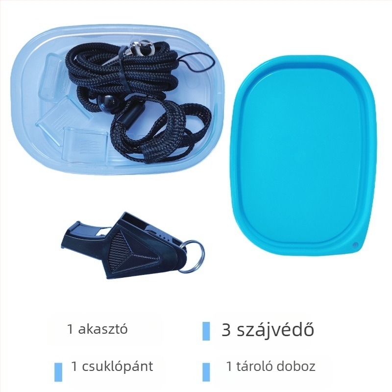 Kültéri edzéshez készült refere síp, magas hangú, életmentő dizájn (ABS anyag, logónyomtatás elérhető, testreszabás, 500 darabos doboz, Tian sheng márka)