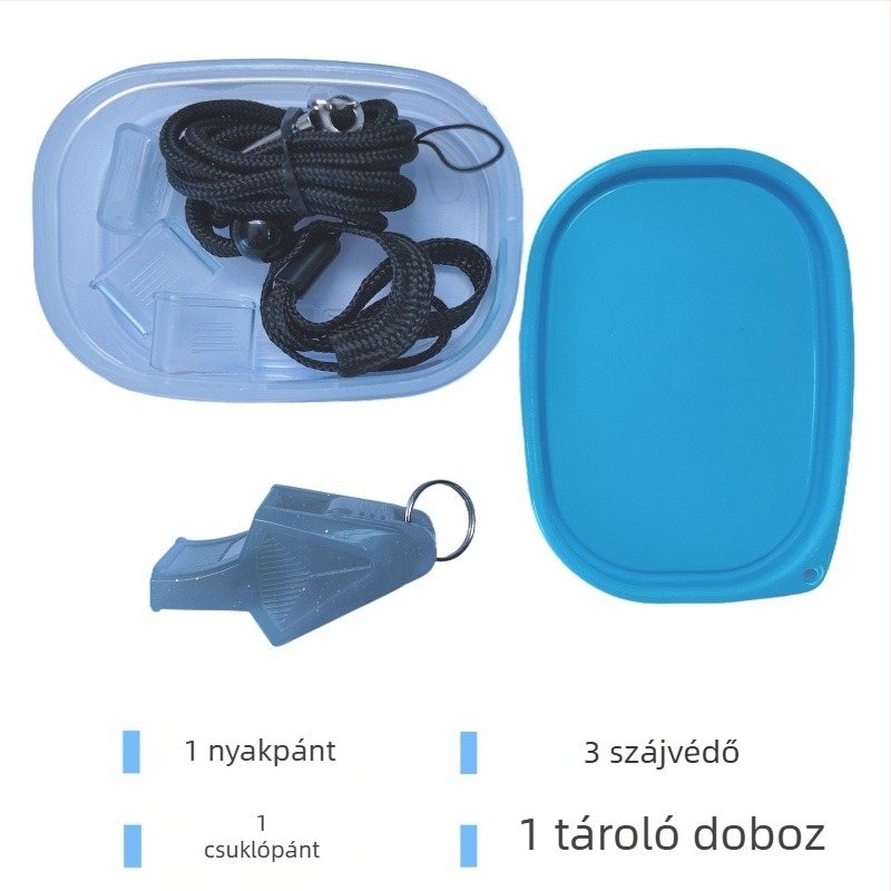 Kültéri edzéshez készült refere síp, magas hangú, életmentő dizájn (ABS anyag, logónyomtatás elérhető, testreszabás, 500 darabos doboz, Tian sheng márka)