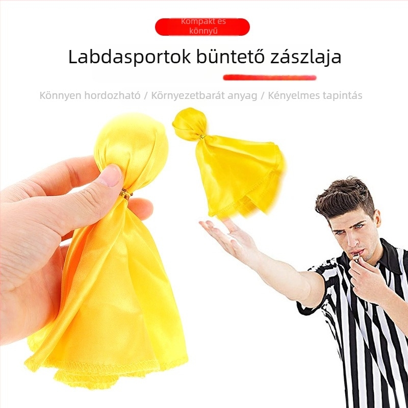  Büntetőzászlók és kék bírói babzsákok futball- és egyéb labdajátékok edzéséhez