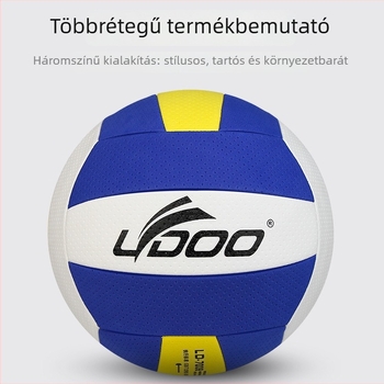 Laidu lágy TPE-s levegőben felfújható röplabda edzésre; anyag: környezetbarát TPE + PVC belső bélés; varrás: gépi varrat; származás: Xiamen, Fujian; logó nyomtatva: OK
