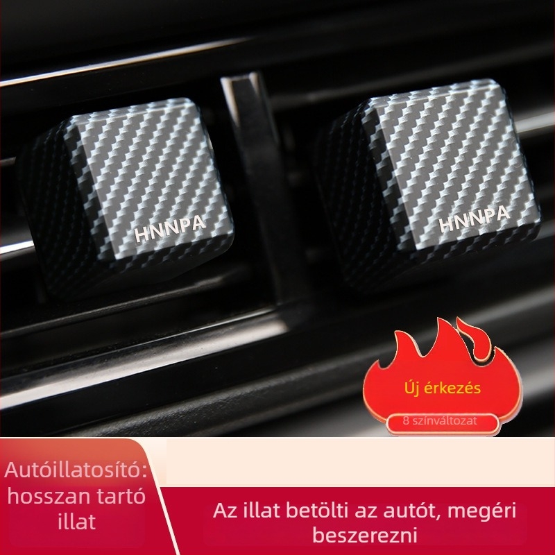 Autó aromaterápiás ventillátoros klipsz Freesia illattal — aromatizálás és szageltávolítás, levegőnyílásba szerelve, 61-90 tartam
