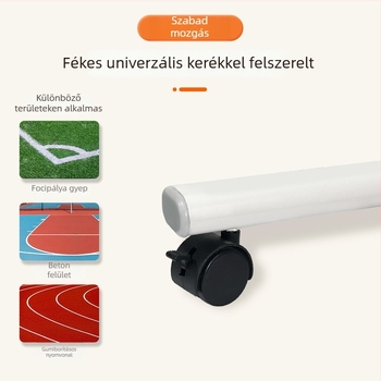 Összecsukható mágneses taktikai tábla kosárlabdára és futballra, állvánnyal, kétoldalas, alumíniumötvözet keret, kód zjszsb-001