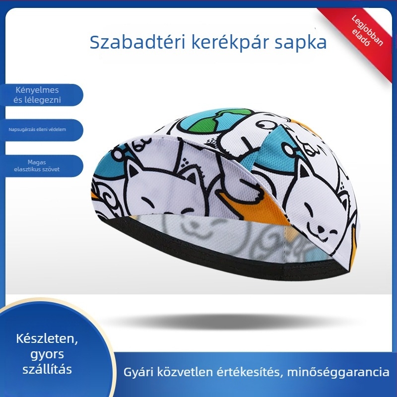 Floral mintázatú sportos sapka és fejkendő, poliészter, felnőtteknek, uniszex