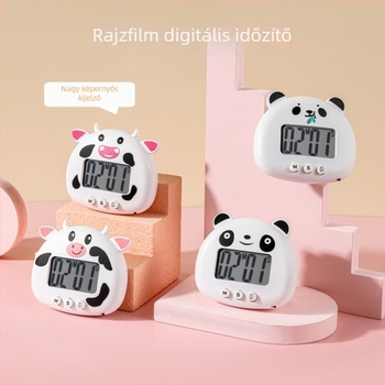 Rajzfilm időmérő diákoknak és gyerekeknek — LCD kijelző, elektronikus működés, akkumulátoros táplálás, kronográf