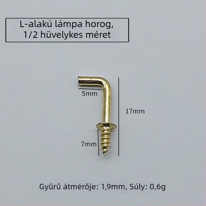 Cup hook bővítő csavarral — ötvözet, önmetsző horog, modern minimalista stílus ruhákhoz és sapkákhoz