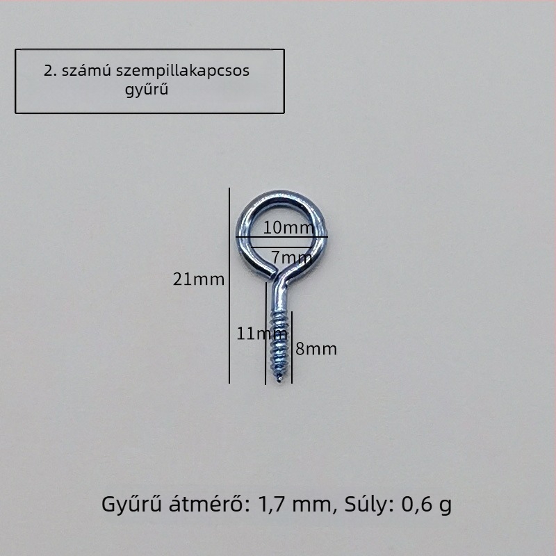 Cup hook bővítő csavarral — ötvözet, önmetsző horog, modern minimalista stílus ruhákhoz és sapkákhoz