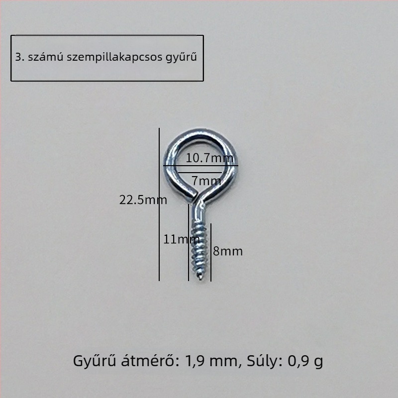 Cup hook bővítő csavarral — ötvözet, önmetsző horog, modern minimalista stílus ruhákhoz és sapkákhoz