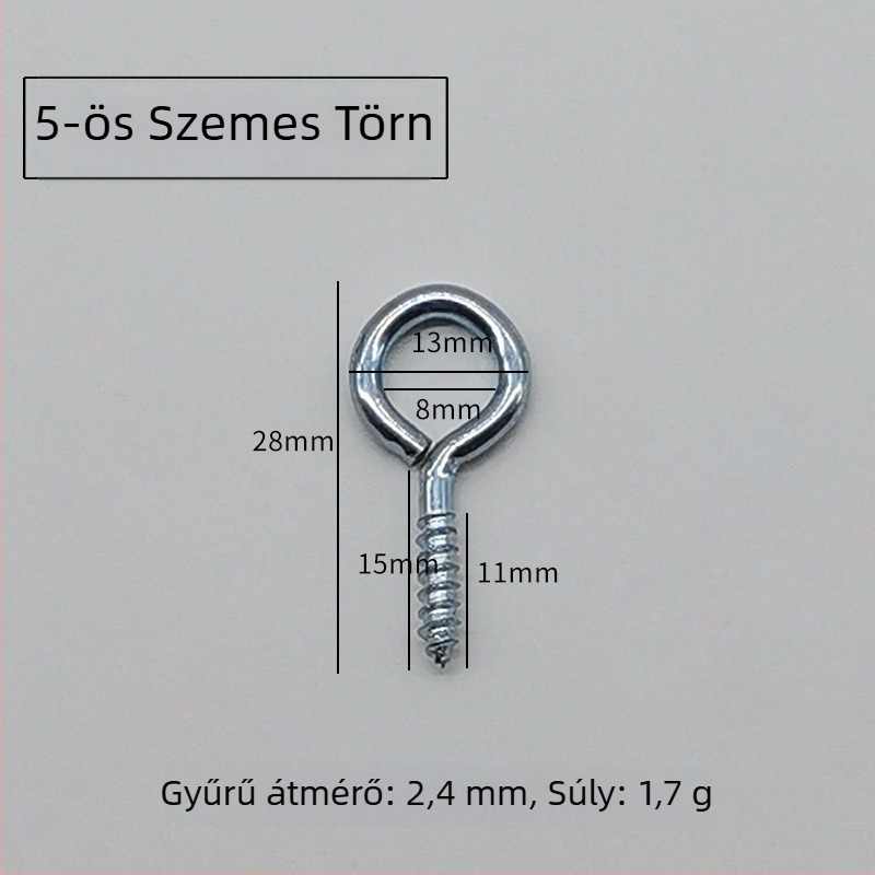 Cup hook bővítő csavarral — ötvözet, önmetsző horog, modern minimalista stílus ruhákhoz és sapkákhoz