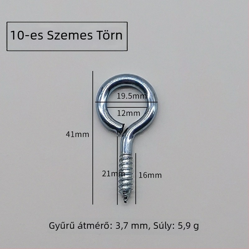 Cup hook bővítő csavarral — ötvözet, önmetsző horog, modern minimalista stílus ruhákhoz és sapkákhoz