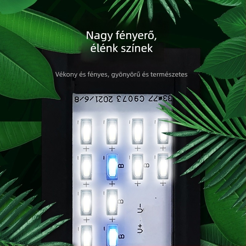 LED akváriumi csíptetős lámpa - műanyag test, világítás, márka Small cylinder, tömeg 300–500 g