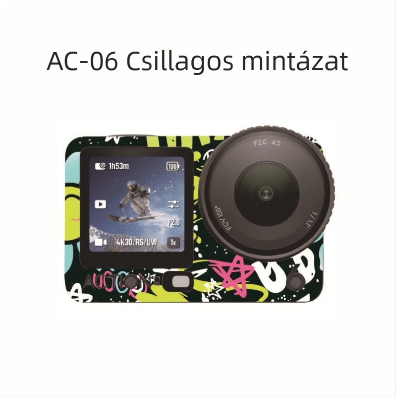 DJI Osmo Action 6 teljes testvédő fólia – karcolás elleni és ütésálló védelem, PVC