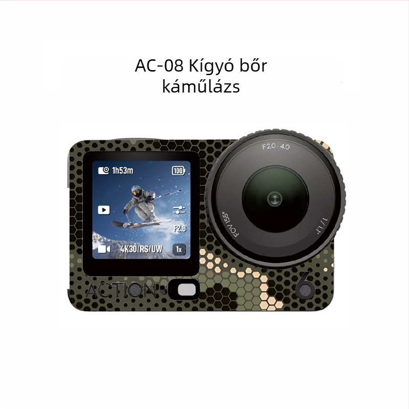 DJI Osmo Action 6 teljes testvédő fólia – karcolás elleni és ütésálló védelem, PVC