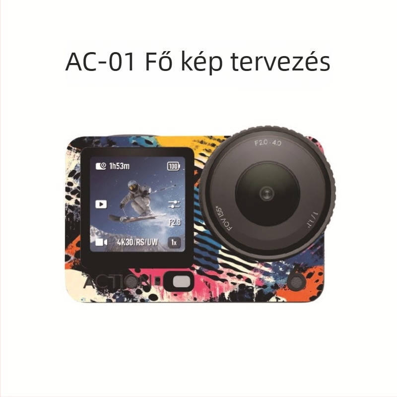 DJI Osmo Action 6 teljes testvédő fólia – karcolás elleni és ütésálló védelem, PVC