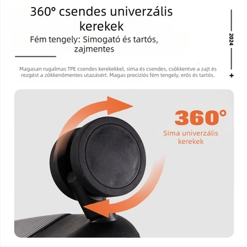 Fényképezőgép utazótáska flip-top nyitással; polikarbonát; vízálló; TSA zár