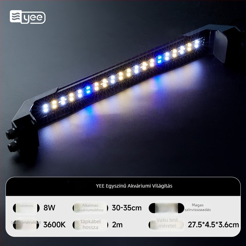 Yee PVC LED Akváriumi Világítás Növényekhez, 6W, 1 kg, kiegészítő fény