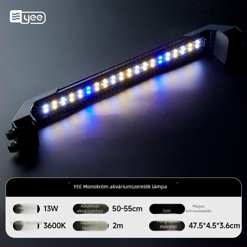Yee PVC LED Akváriumi Világítás Növényekhez, 6W, 1 kg, kiegészítő fény