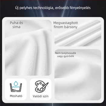 Fehér fotóháttértextil, velúrszerű felület, flockált, 2×3 m