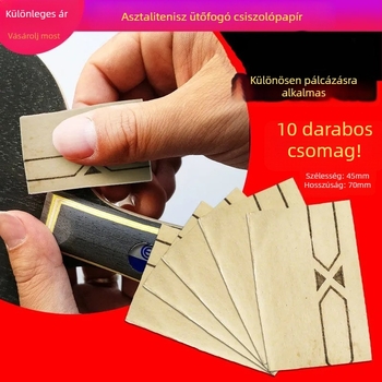 Asztaliteniszütő csiszolópapír – él és Tiger Mouth csiszoláshoz, DIY eszköz, 10 darab