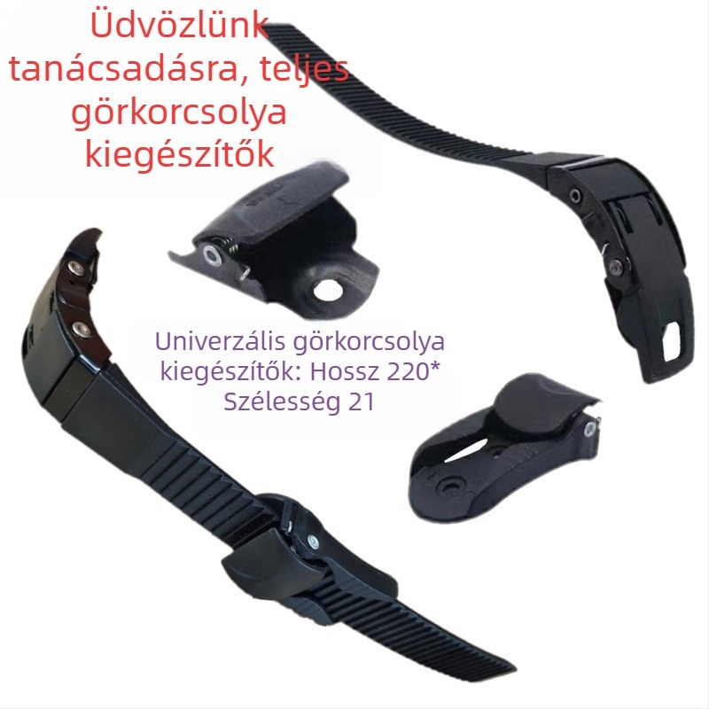 Roller-iskola kiegészítő: PU+ hálós felsőrész, marha-inas talp, egyrészes kerekek (nylon+rost), Eagle márka, univerzális illeszkedés