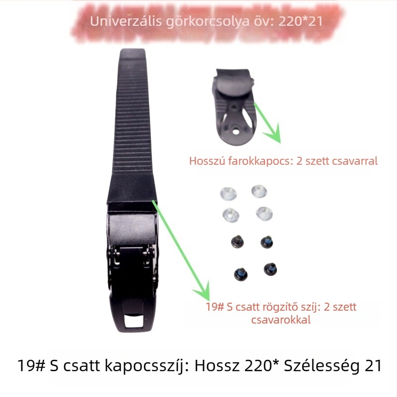 Roller-iskola kiegészítő: PU+ hálós felsőrész, marha-inas talp, egyrészes kerekek (nylon+rost), Eagle márka, univerzális illeszkedés