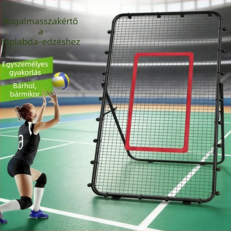 Ajtóra szerelhető futball-edzés visszaverő háló — PVC, MAICCA MK-8417, edzés segédeszköz