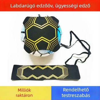 Gyerekeknek szóló röplabda-edző elasztikus zsinórral és labdát tartó táskával