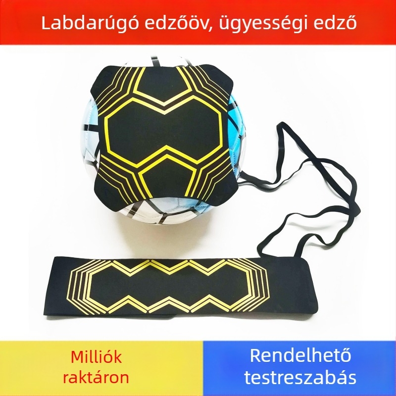 Gyerekeknek szóló röplabda-edző elasztikus zsinórral és labdát tartó táskával