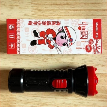 LED vészfény zseblámpa kézi töltéssel, 100–240 lm, 1 W, 400 mAh, ABS ház