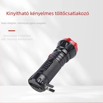 LED vészfény zseblámpa kézi töltéssel, 100–240 lm, 1 W, 400 mAh, ABS ház