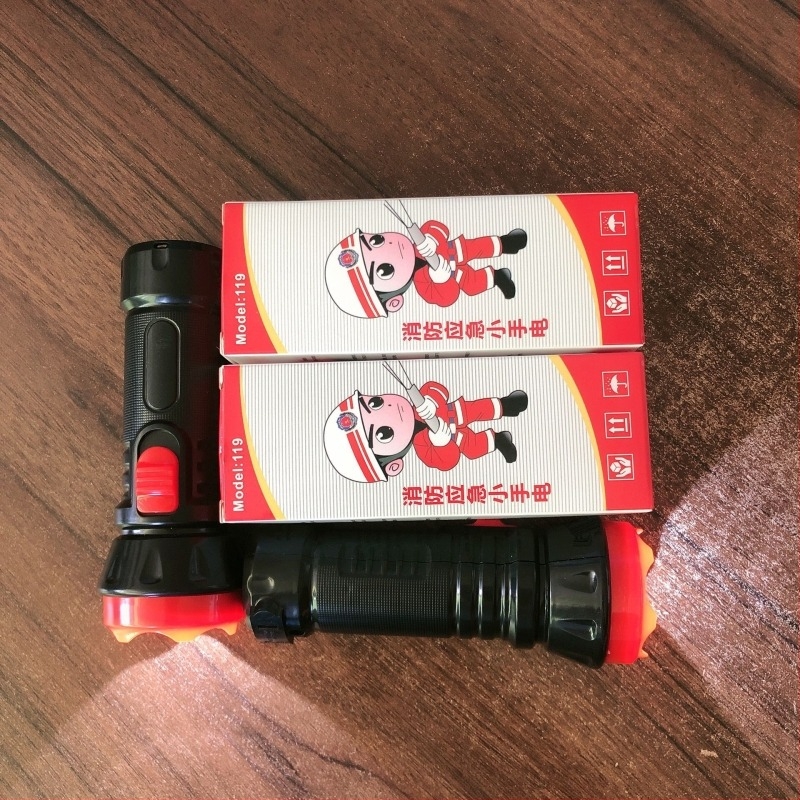 LED vészfény zseblámpa kézi töltéssel, 100–240 lm, 1 W, 400 mAh, ABS ház