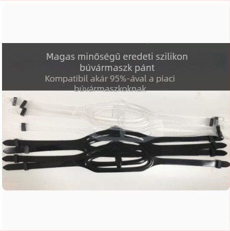 Szilikonból készült hevedervédő búvár szemüveghez - Uniszex, Cadiho