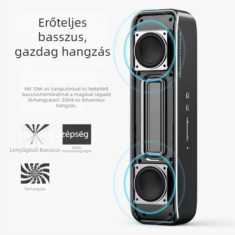 S8 Bluetooth hangsugó asztali számítógépekhez, kiváló hangminőség és mély basszus