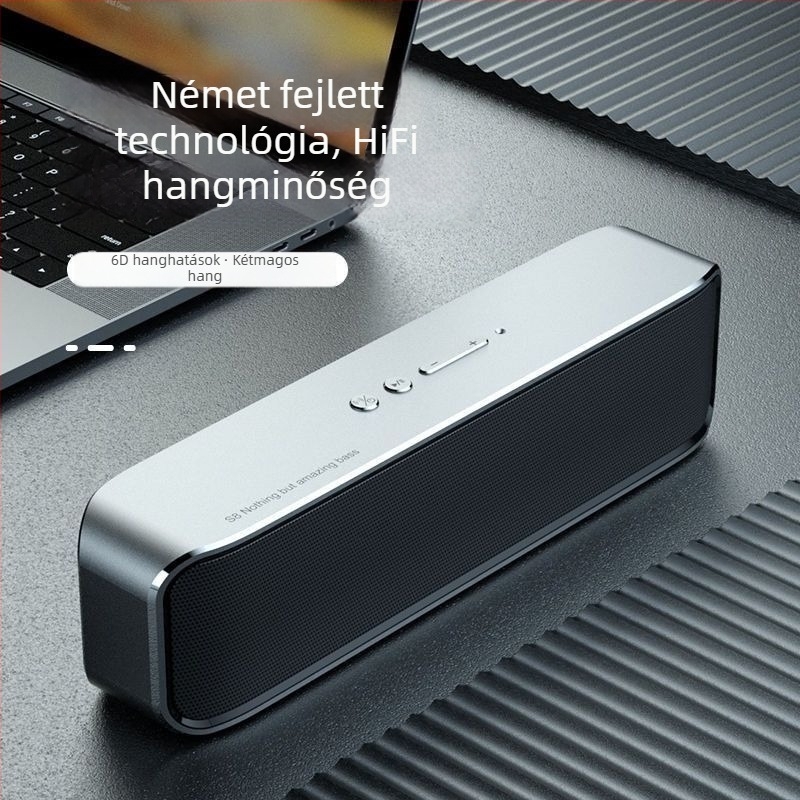 S8 Bluetooth hangsugó asztali számítógépekhez, kiváló hangminőség és mély basszus