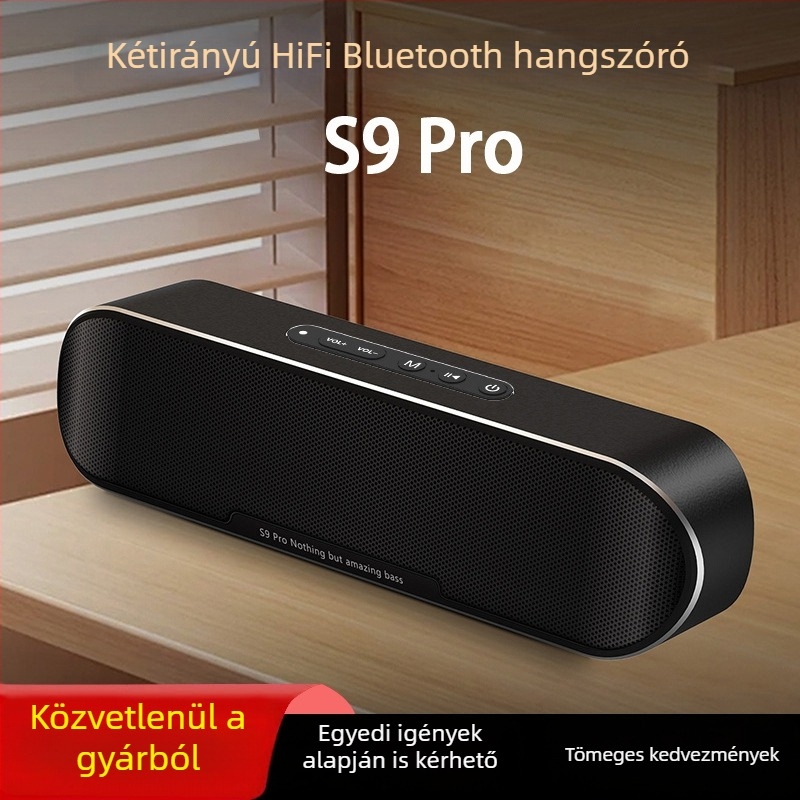 S8 Bluetooth hangsugó asztali számítógépekhez, kiváló hangminőség és mély basszus