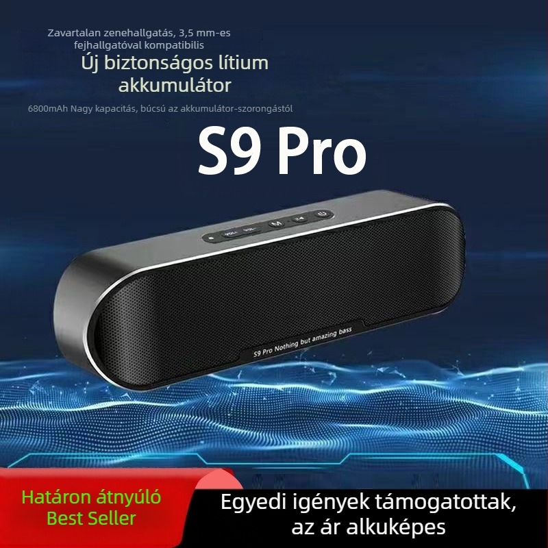 S8 Bluetooth hangsugó asztali számítógépekhez, kiváló hangminőség és mély basszus