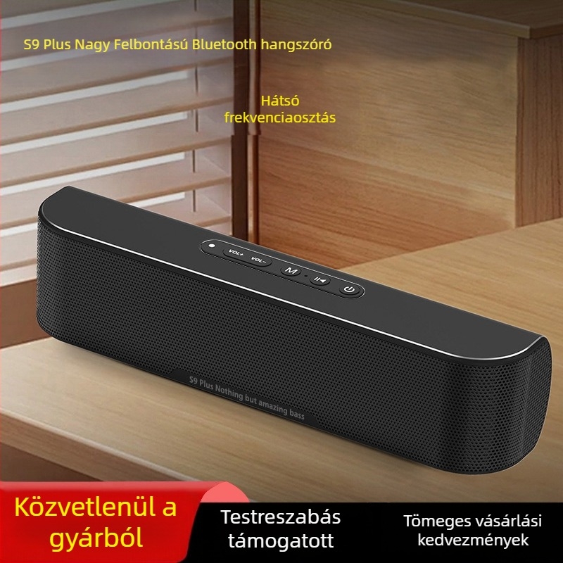 S8 Bluetooth hangsugó asztali számítógépekhez, kiváló hangminőség és mély basszus