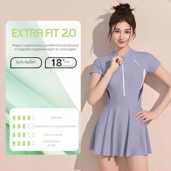 Női egyrészes fürdőruha, melltartóbetéttel, acélcső nélkül, nylon 85%, bélés poliészter, 400 g