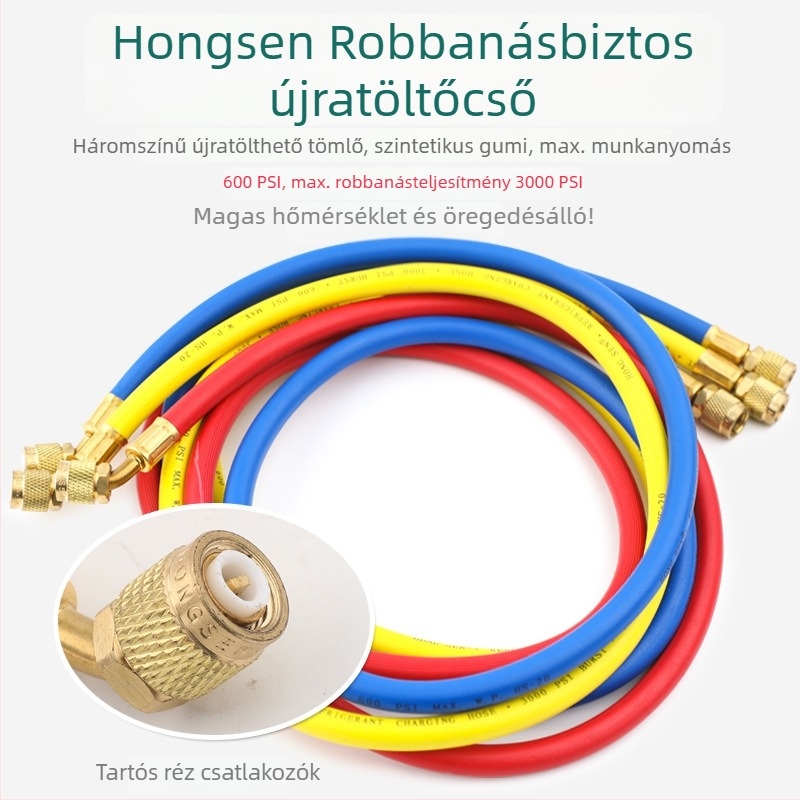 HS-S60-101-A Diaphragma nyomásmérő autóklímához és R134A hűtőközeghez