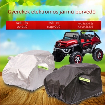 Gyerekek elektromos autója számára készített védőhuzat, PVC-kémiai rostokból, testreszabható, kompatibilis gyermek elektromos autókkal