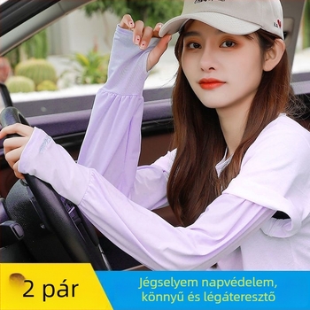 Női hűsítő karvédők nyárra, UV-védelem, laza szabás