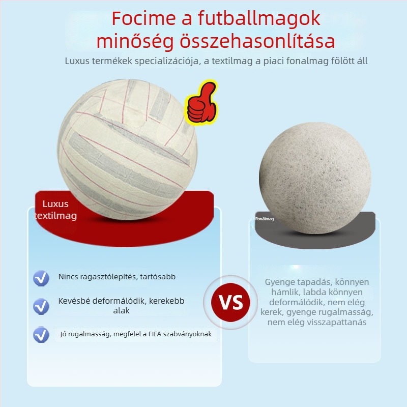 Foci Nr.5 Labda – Világbajnokság/Champions League stílus, PU bőr, ragasztott varrás, logónyomtatás, testreszabható, alkalmas futballra, kosárlabdára és röplabdára