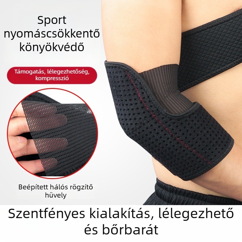 Könyökvédők – Merülő anyagból, Állítható, Légáteresztő, Meleg, Kosárlabda és röplabda