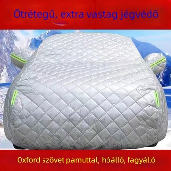 Vastagított autóponyva, jégeső és fagy elleni védelem, eső, hó és nap ellen, hőszigetelés, mind a négy évszakra