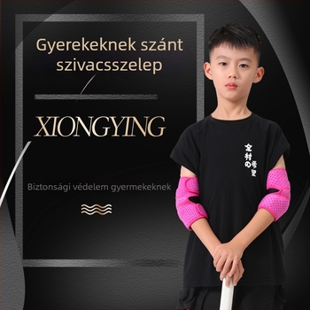 Gyerekeknek szivacsos könyök- és alkarvédő görkorcsolyázáshoz és kosárlabdához